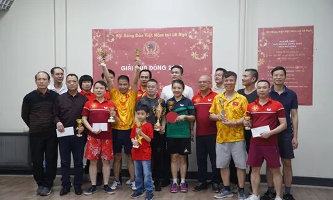 24 vận động viên tham dự giải Bóng bàn mùa Đông 2022 tại Moskva