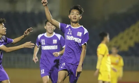 Bán kết giải Bóng đá U21 Quốc gia Thanh Niên 2022 > Becamex Bình Dương 3-2 Đông Á Thanh Hóa: Bùi Vĩ Hào đưa Bình Dương vào chung kết