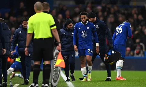 Hậu vệ Reece James lại gặp chấn thương