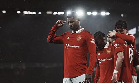 Marcus Rashford chạm mốc ghi bàn ấn tượng trong màu áo Man United