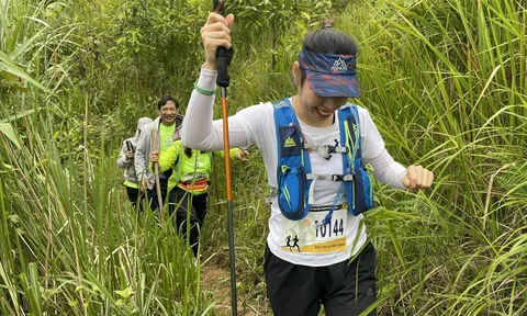 Huyện Tây Giang tổ chức Giải leo núi việt dã chinh phục đỉnh đỗ quyên