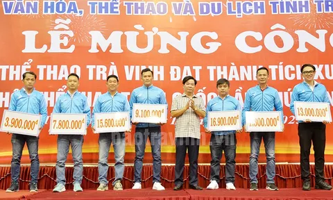 Trà Vinh tuyên dương huấn luyện viên, vận động viên đạt thành tích xuất sắc tại Đại hội Thể thao toàn quốc