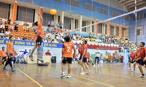 Trà Vinh tổ chức giải Bóng chuyền hơi mừng Đảng, mừng Xuân