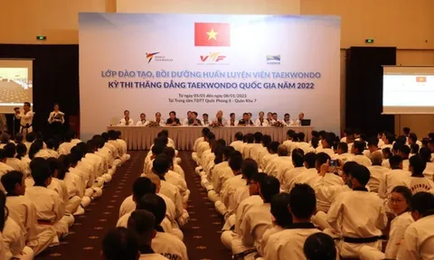 Hơn 1.000 học viên tham dự lớp đào tạo, bồi dưỡng huấn luyện viên taekwondo toàn quốc