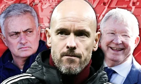 Huấn luyện viên Ten Hag vượt Alex Ferguson và Mourinho lập thành tích ấn tượng cùng Man United
