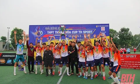 Trường THPT Sầm Sơn giành chức vô địch giải Bóng đá học sinh THPT Thanh Hóa - Cup TH Sport 2022