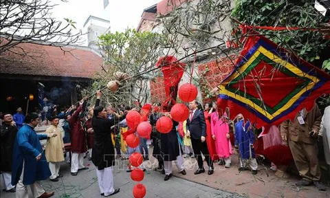 'Tết Việt - Tết Phố 2023' tại Phố cổ Hà Nội tái hiện lại nhiều nghi lễ Tết cổ truyền