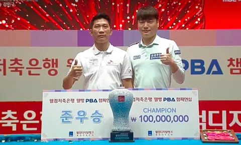 Ngô Đình Nại giành ngôi Á quân giải Round 7 giải Billiards PBA Tour