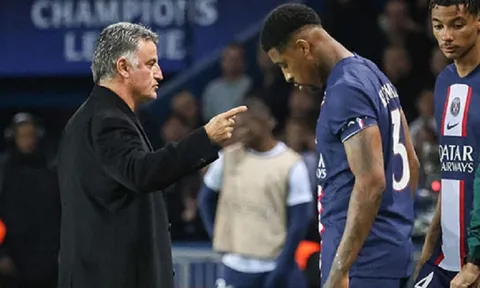 Trung vệ Presnel Kimpembe tố bị huấn luyện viên Christophe Galtier đối xử tệ