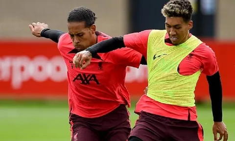 Liverpool đón tin vui từ hậu vệ Van Dijk và tiền đạo Roberto Firmino