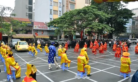 Cờ người - môn thể thao độc đáo ngày Xuân