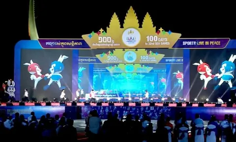 Campuchia tổ chức Lễ đếm ngược 100 ngày tới SEA Games 32