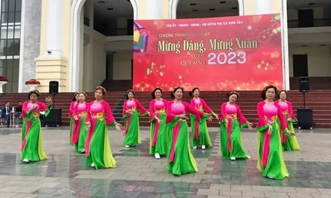 Thị xã Sơn Tây tổ chức các hoạt động thể thao mừng Đảng - mừng Xuân