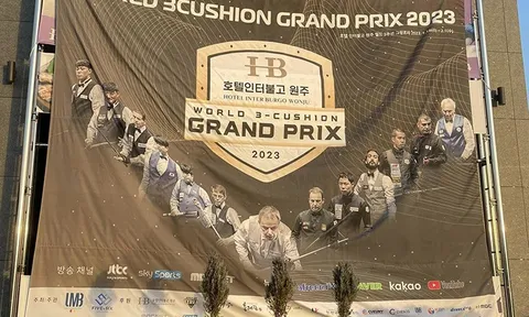 Việt Nam không còn đại diện nào lọt tốp 16 giải Carom 3 băng World Grand Prix 2023