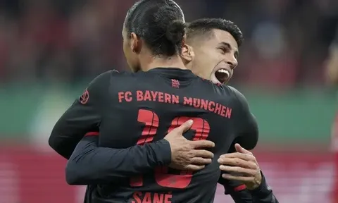 Tân binh Joao Cancelo ra mắt ấn tượng trong chiến thắng đậm của Bayern Munich