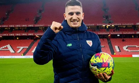 Sao Athletic Bilbao trở thành cầu thủ đầu tiên lập hat-trick tại La Liga mùa này