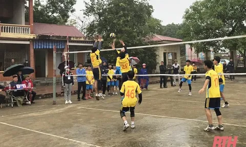 Huyện Thạch Thành tổ chức Giải bóng chuyền học sinh THCS năm học 2022-2023