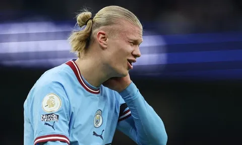 Erling Haaland dính chấn thương, nguy cơ lỡ đại chiến Arsenal
