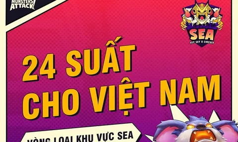 Đấu trường chân lý Việt Nam có 24 suất tham dự tham dự Cúp khu vực Đông Nam Á