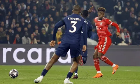 Vòng 1/8 lượt đi Champions League: Paris Saint-Germain thua Bayern Munich ngay trên sân nhà
