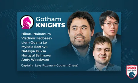 Lê Quang Liêm dự giải cờ Vua đồng đội Pro Chess League 2023