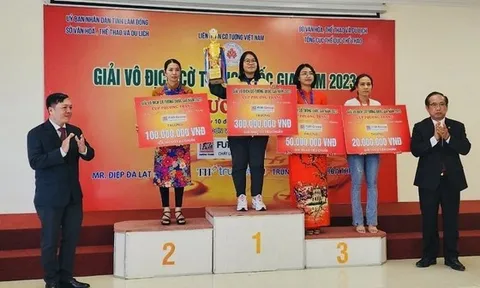 Giải vô địch cờ Tướng quốc gia 2023: Nguyễn Thành Bảo và Nguyễn Hoàng Yến vô địch cờ Tiêu chuẩn
