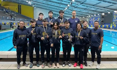 Tập trung đội tuyển bơi Việt Nam tham dự SEA Games 32
