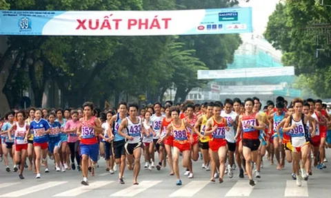 Ngày chạy Olympic và phát động giải Chạy Báo Hànộimới mở rộng lần thứ 48 diễn ra vào 26/3