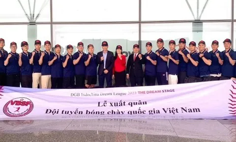 Đội tuyển Bóng chày Việt Nam gặp Lào ở trận đầu tại Cúp DGB 2023