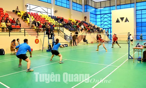 Hơn 130 vận động viên tham gia giải thể thao ngành Y tế tỉnh Tuyên Quang năm 2023