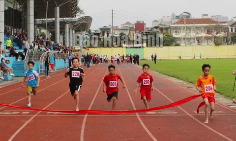 Giải Điền kinh học sinh thành phố Hòa Bình năm 2023