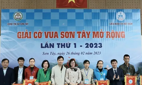 Giải cờ Vua Sơn Tây mở rộng lần thứ I năm 2023: Hội tụ vận động viên quốc tế và nhiều tỉnh, thành