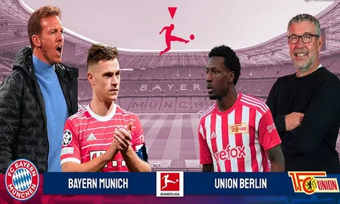 Vòng 22 Bundesliga > Bayern Munich - Union Berlin (23 giờ 30 ngày 26/2): Khẳng định đẳng cấp