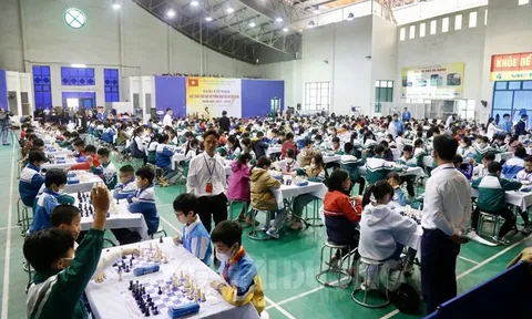 Thành phố Hải Dương nhất toàn đoàn giải cờ Vua học sinh Tiểu học và THCS năm học 2022-2023