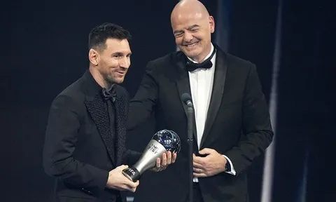 Lionel Messi thắng giải FIFA The Best 2022