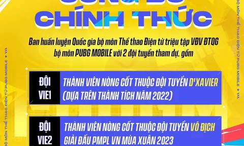 Đội tuyển PUBG Mobile Việt Nam công bố đội hình tham dự SEA Games 32