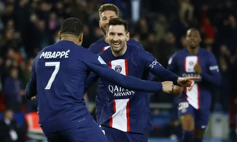 Messi, Mbappe lập công giúp Paris Saint-Germain thắng đậm trên sân nhà