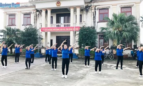 Sôi nổi phong trào tập luyện thể dục thể thao của phụ nữ tỉnh Quảng Ngãi