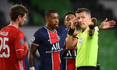 Trọng tài người Italia bắt chính trận tái đấu giữa Bayern Munich và Paris Saint-Germain