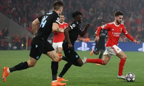 Benfica giành vé vào tứ kết Champions League sau trận thắng đậm