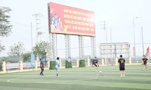 Huyện Mê Linh tổ chức giải Bóng đá chào mừng 77 năm Ngày Thể thao Việt Nam