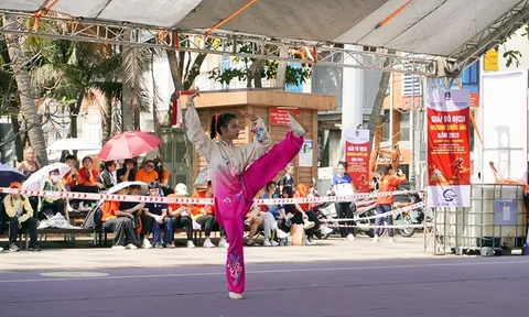 Khởi tranh giải Wushu ngoài trời đầu tiên tại Việt Nam