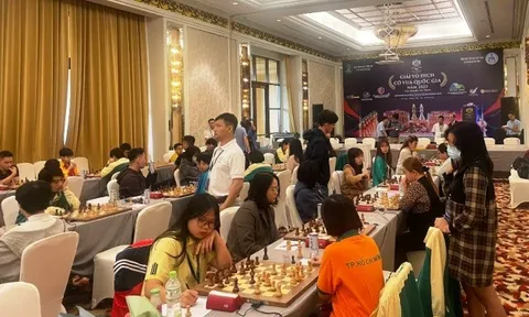 Giải vô địch cờ Vua Quốc gia 2023: Kỳ thủ Trần Tuấn Minh lập hatrick