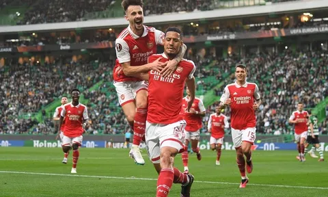 Vòng 1/8 lượt đi Europa League > Sporting CP 2-2 Arsenal: Thoát thua trên đất Bồ Đào Nha