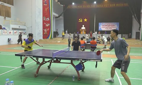 Giải Bóng bàn vô địch huyện Ba Vì năm 2023