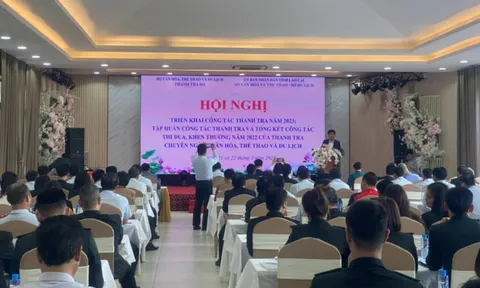 Hội nghị Triển khai công tác thanh tra chuyên ngành VHTTDL năm 2023