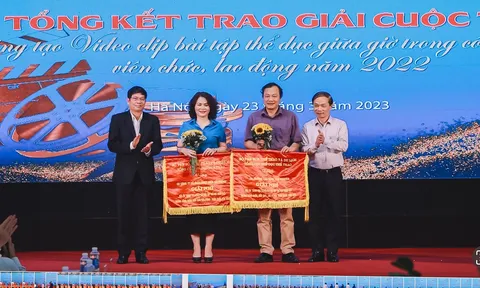 Tổng kết và trao giải Cuộc thi “Sáng tạo video clip bài tập thể dục giữa giờ trong công nhân, viên chức, lao động toàn quốc”