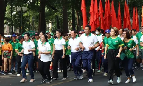 Thành phố Hồ Chí Minh: Hơn 8.000 người tham gia Ngày chạy Olympic vì sức khỏe toàn dân năm 2023