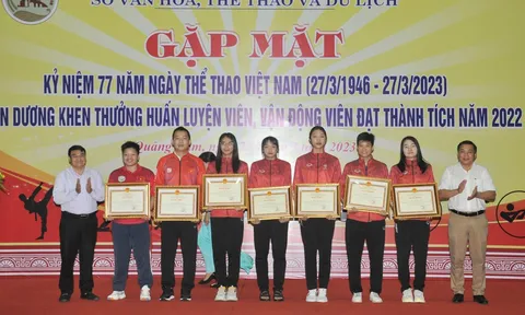 Quảng Nam tuyên dương vận động viên, huấn luyện viên đạt thành tích năm 2022