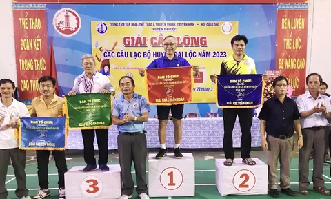 Đại Lộc tổ chức giải Cầu lông các câu lạc bộ năm 2023